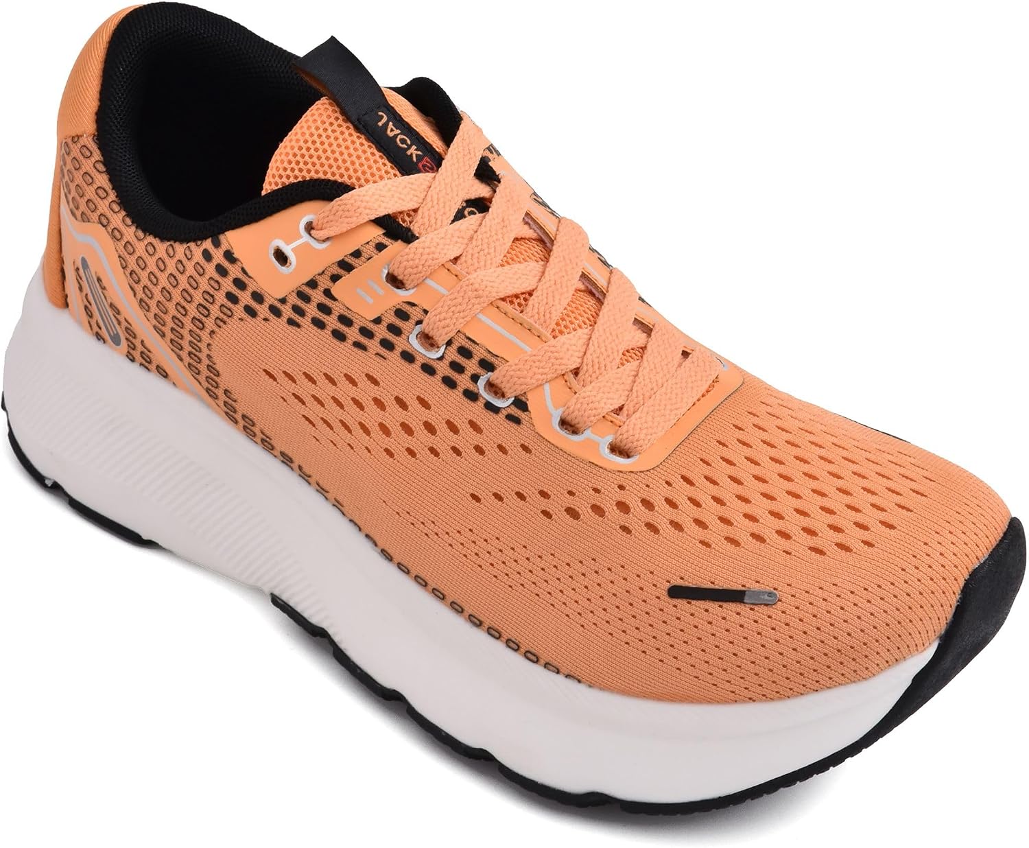 JACKSHIBO Wide Toe Box Shoes Women Orthopedic Plantar Fasciitis Sneakers Wide Sneaker Orange