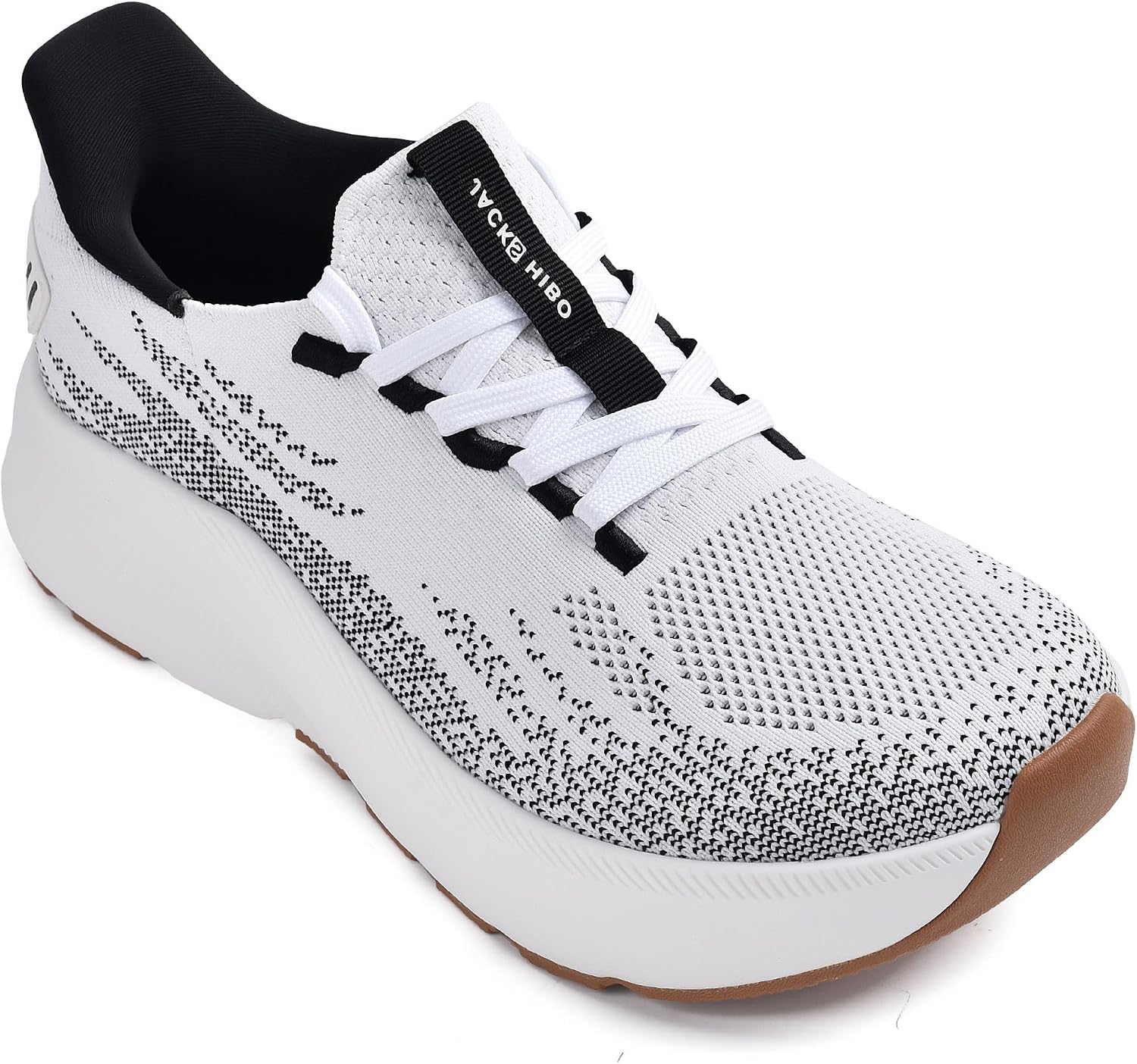 JACKSHIBO Wide Toe Box Shoes Women Orthopedic Plantar Fasciitis Sneakers Wide Shoes Whitegray