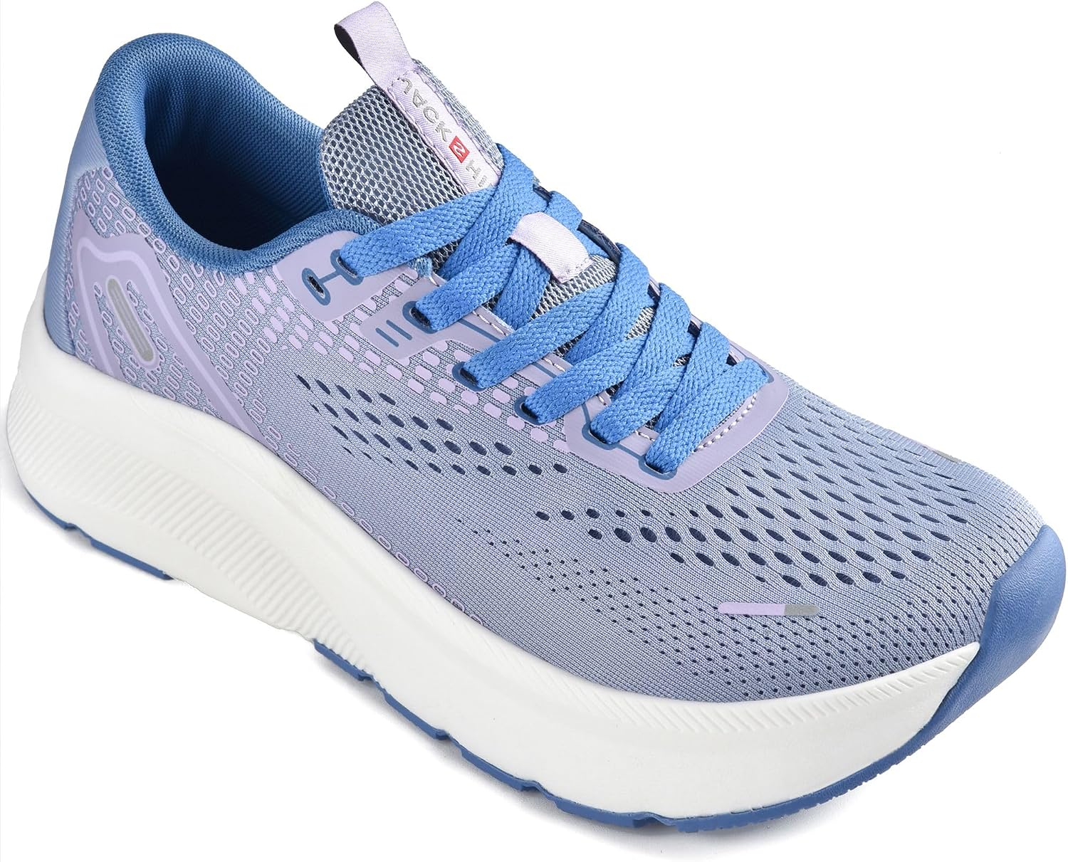 JACKSHIBO Wide Toe Box Shoes Women Orthopedic Plantar Fasciitis Sneakers Wide Sneaker Purple