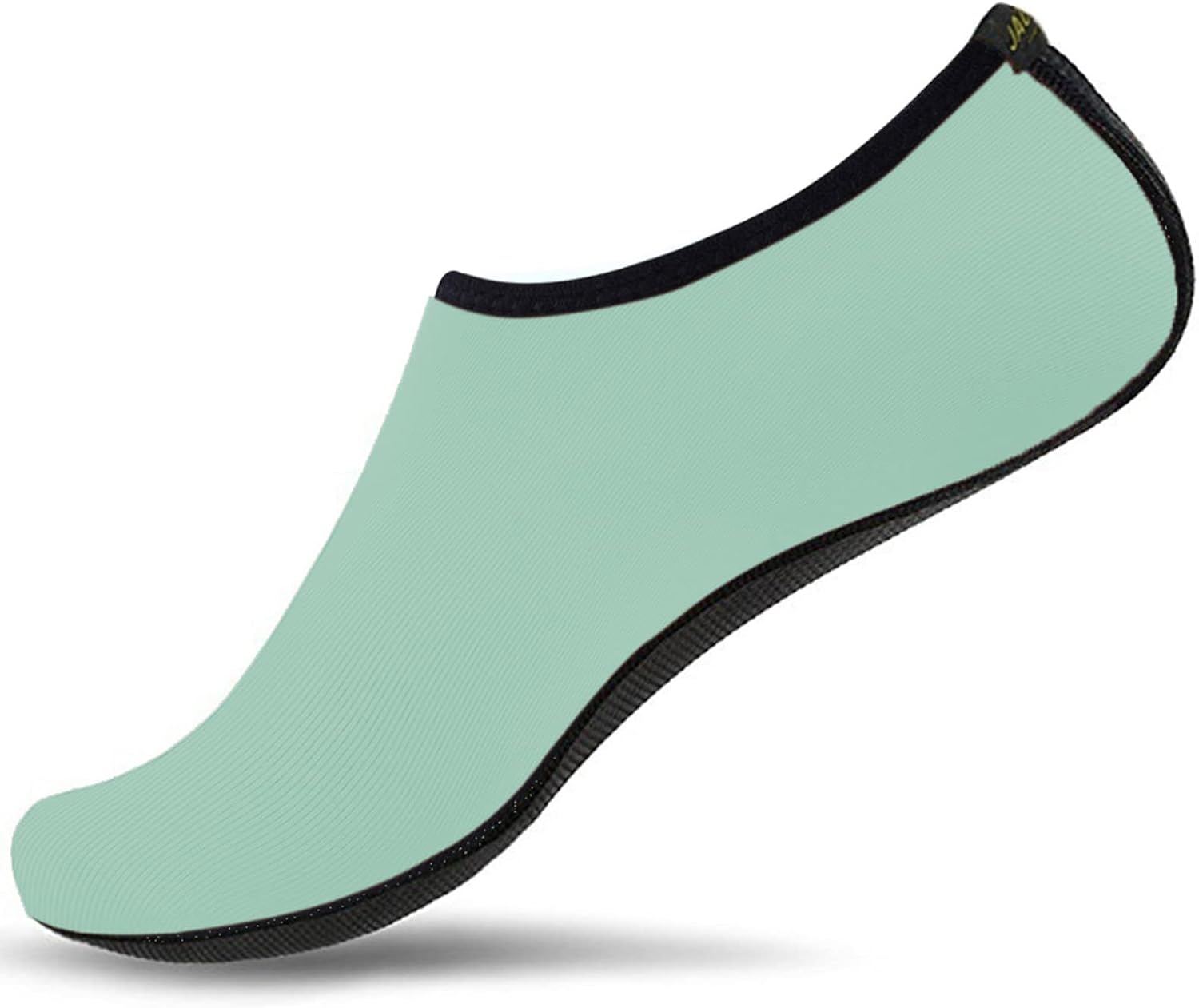 JACKSHIBO Water Shoes for Women Men Quick Dry Swim Shoes Beach Water Socks Lightgreen