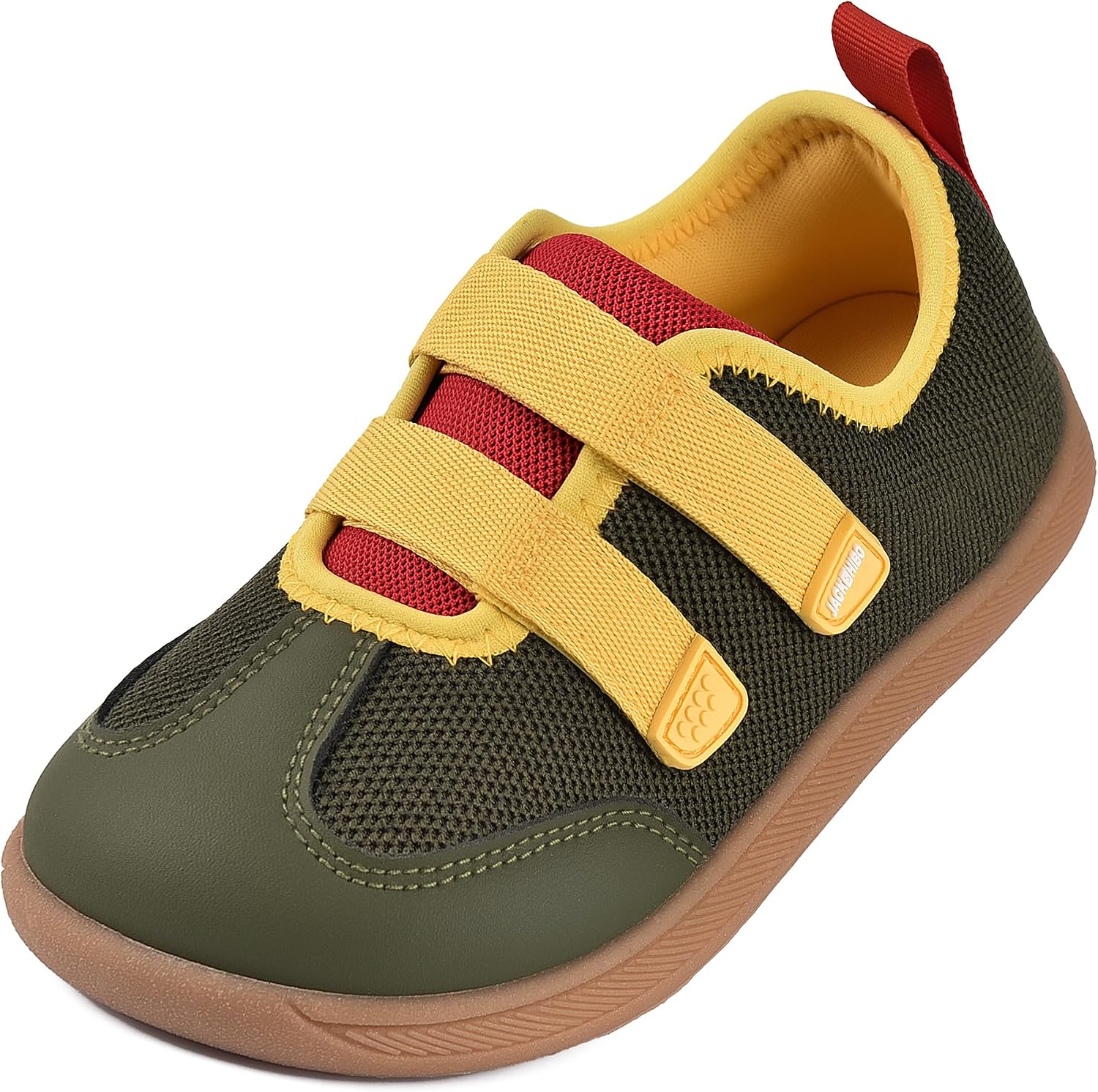 JACKSHIBO Toddler Shoes for Boys Girls Barefoot Wide Toe Box Sneakers Barefoot Shoes Green