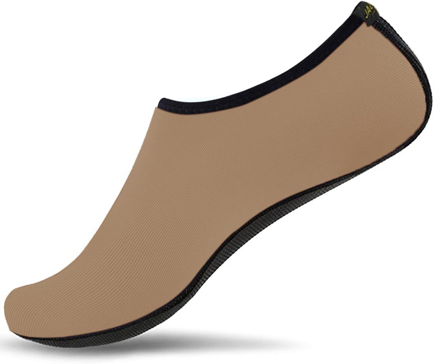 JACKSHIBO Water Shoes for Women Men Quick Dry Swim Shoes Beach Water Socks Chocolate