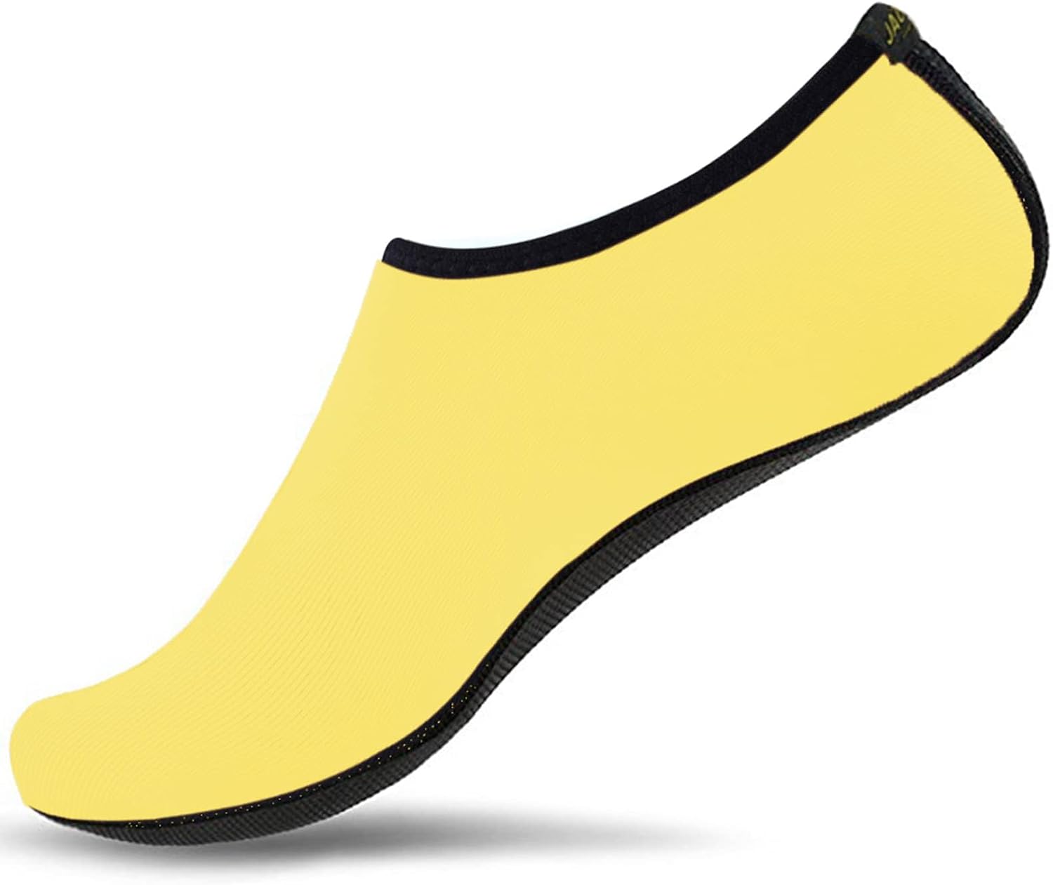 JACKSHIBO Water Shoes for Women Men Quick Dry Swim Shoes Beach Water Socks Yellow 1